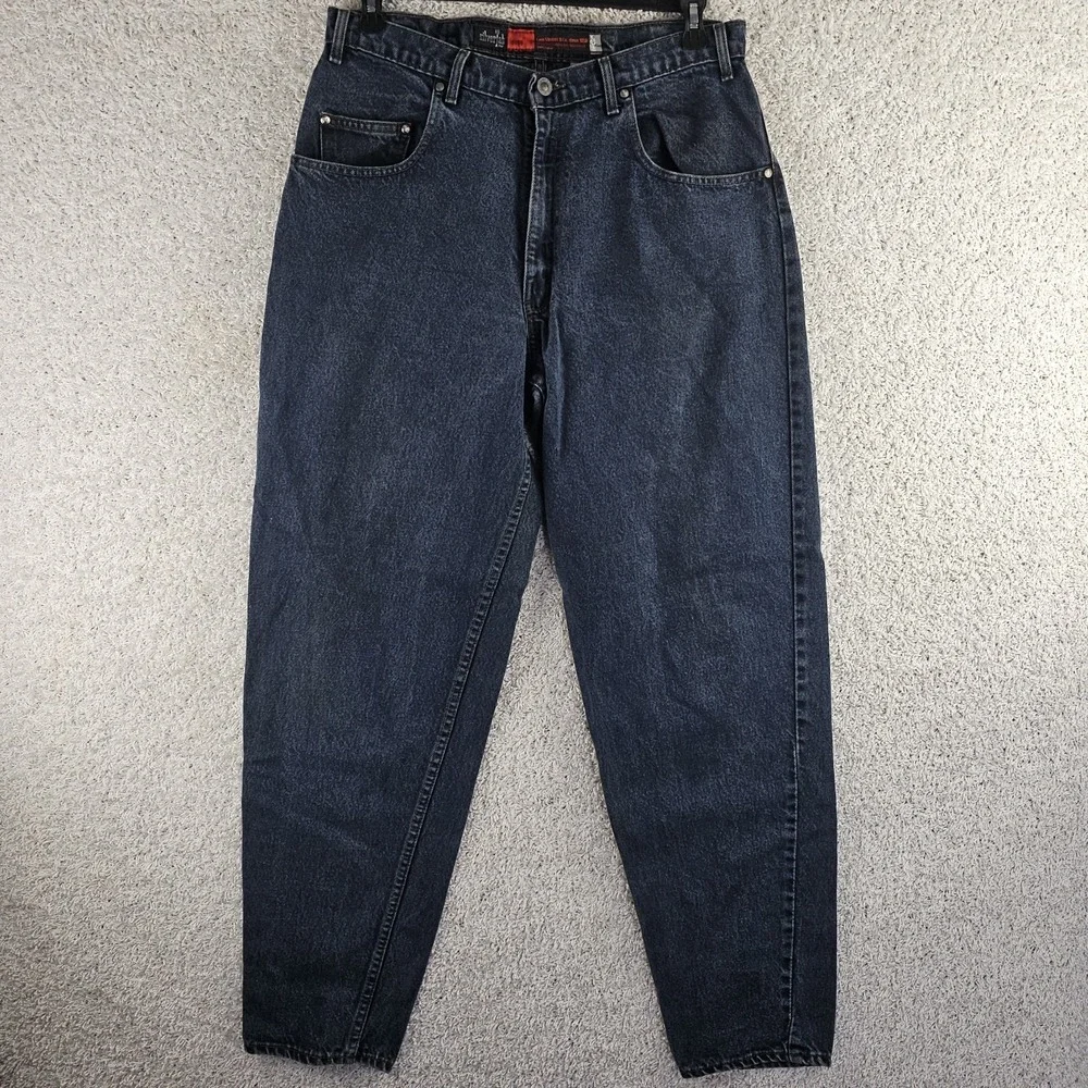 Vintage Levi's Silvertab Loose Tapered Leg Dark Wash Jeans 36x34 (34x33.5)